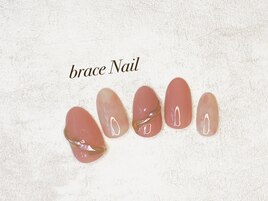 ピンク×マーブル