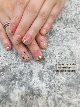 プライベート ネイルサロン マーマ(murmur)/牛柄ネイル