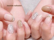 ジャスミンネイルサロン(Jasmine)/ツイードネイル