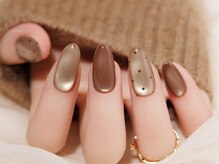 ヴァンネイル(VINGT NAIL nail&eye beauty)/秋トレンド大人ブラウン