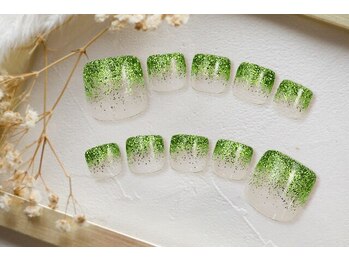 FAST NAIL 春日部店【パラジェル/ジェルネイル専門/定額/マグネット/フットネイル】/大理石ネイル 【11171】