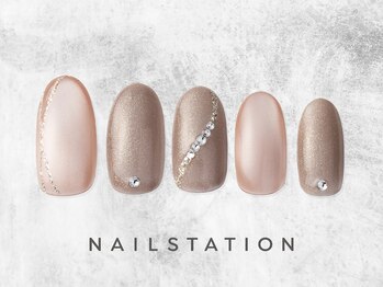 ネイルステーション ルミネ荻窪店(NAIL STATION)/シンプル上品ネイル/パラジェル