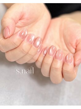 エスネイル 大崎市古川(s.nail)/自然な血色感◇うる艶マグネット