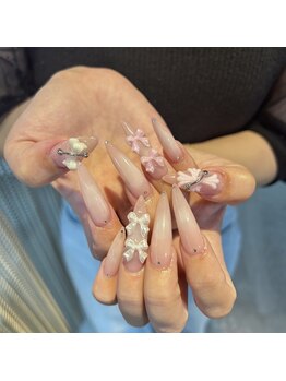 グロウ ネイル(GLOW×NAIL)の写真/美容院併設サロンのため、初めての方や男性も入りやすい♪分かりやすい価格設定と丁寧な案内で不安を解消★