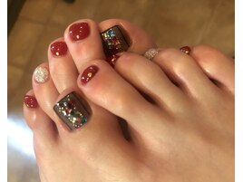 カラフルストーンネイル