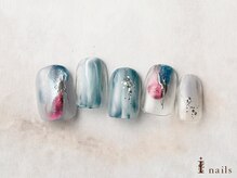 アイネイルズ 横浜EAST店(I-nails)/メタリックマグネットニュアンス