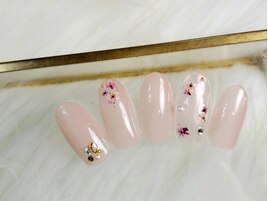 ドライフラワーネイル¥10250