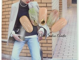 ニュアンス大理石×キラネイル