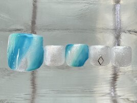 ブルーマーブルフット10000円