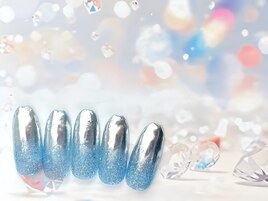 ミラー×ブルーラメ