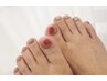 【フット】親指アート◆ケア&フットバス無料 9,900円