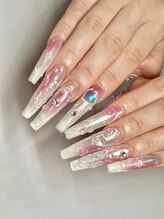 エクアネイルズ(Akuwa nails)/スカルプ3Dアート180分やり放題