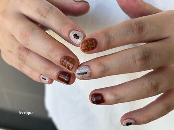 フェリークネイル(feerique nail)/秋ネイル/圓山
