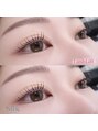 シルク バイ ビアンカ 大宮東口店(Silk by Bianca) まつ毛パーマ上のみ全体的にカール感!