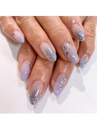 シンプルジェルネイル&本格ケア