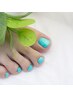 【foot】足裏からプルプル♪フットネイルワンカラー 　¥8,500→¥7,500-