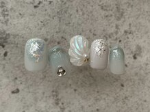 アイネイルズ 天神今泉店(I-nails)/【kotone.n】ブルーマーメイド