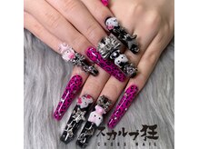 クロスネイル(CROSS nail)/y2kヒョウ柄ネイル