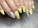 yellow & silver