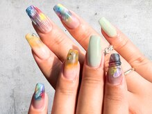 ネイルズイブ マーチ 天満店(nails ibu MARCH)の雰囲気（ＳＮＳ映えデザインもワンカラーもＭＡＲＣＨにおまかせ）