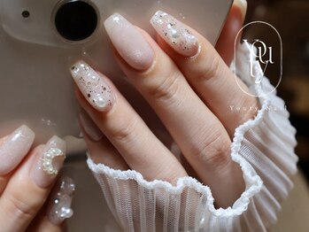 ユーティーネイル(Youty Nail)/シルバーラメニュアンス