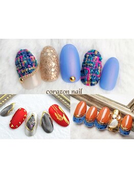 ショートネイルデザインが豊富