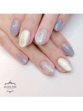 ピオニーネイル(peony nail)/涼しげシェル