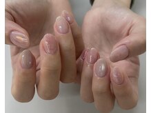 ハンドワークネイル(handworknail)/ちゅるんピンクネイル