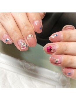 アートルーム チャチャ(artroom chacha)/☆押し花ネイルネイル☆