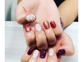 リーネイル 天神(Re.nail)/ゼブラネイル　