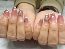 エーネイルルーム(A.Nail.room)/ガラスフレンチネイル
