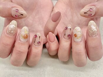 ネイルサロン ドゥ(Nail Salon Doux)/(平田)DC14番さくらんぼネイル
