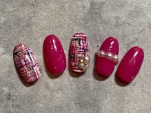 ネイル ナテュール 平塚店(Nail Nature)/浦田綾花作☆ツイード