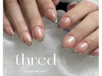 スレッドネイル(THRED nail)/ガラスフレンチ