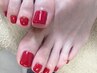 【ご新規様限定】ワンカラーフットネイル¥7700→¥6600