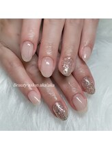アカアカ(Beauty Salon aka'aka)/自爪風ワンカラー♪