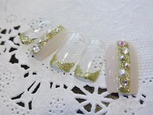 ルクルク ネイル&リラクゼーションサロン(lukuluku)/★およばれキラキラネイル★