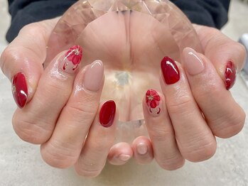 ネイルサロン ドゥ(Nail Salon Doux)/（垣内）お花ネイル