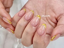 ミラーフレンチネイル