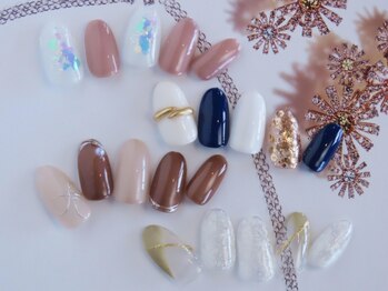 ムーア 宮崎店(mooa)の写真/カラー変更&秋の新色OK《1日5名様限定♪秋のプレート¥5500/ケア込/税込》長さだし1本660円☆
