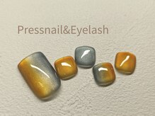 プレス ネイルアンドアイラッシュ(PRESS NAIL&EYELASH)/【フット】定額※オフ込￥13800