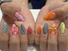 ネイルサロン ロゼプリュム/持ち込みモチーフネイル