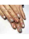 ニュアンス塗りかけネイル