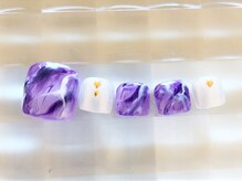 ネイルサロン あかねいろ/春夏ニュアンス　天然石アート