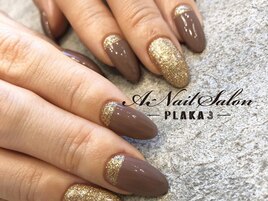 20/12/9 ブラウン×ゴールド