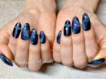 ギャラクシーネイル Pg サロン ド ルフラン Salon De Refrain のフォトギャラリー ホットペッパービューティー