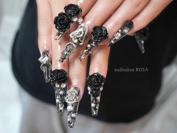 ローザ(ROSA)の写真/【gel-X＆gelip導入店】高再現×美フォルムにこだわった仕上がりに◎付け心地&モチの良さでリピーター続出*