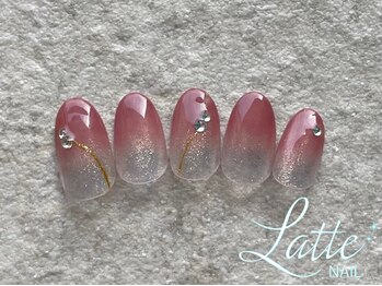 ラテネイル(Latte Nail)/4月定額デザイン　Hand ver．