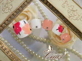 フットネイル★フラワーネイル