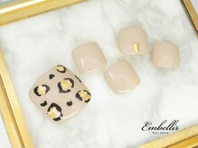 アンベリール 横浜店(Embellir)/(727)ヒョウ柄Footネイル